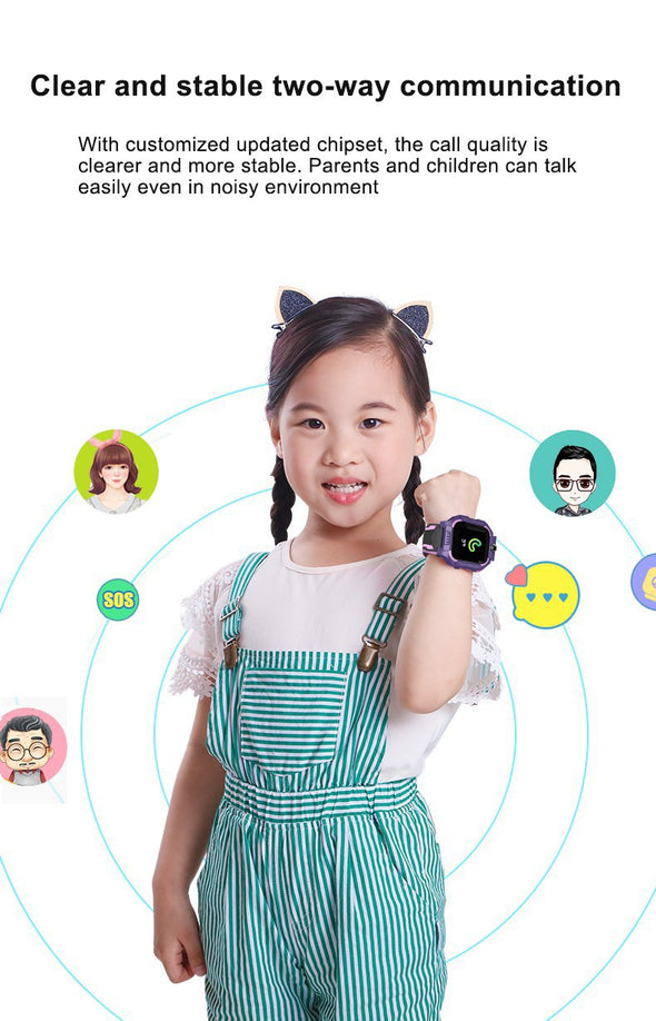 Vital 6 Q19 KIDS LBS Positioning Location SOS Camera Smart Watch.